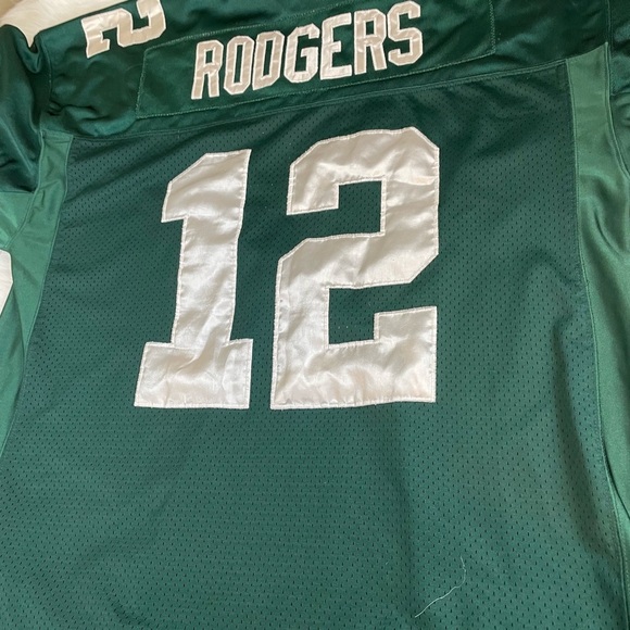 Reebok NFL Green Bay Packers Rogers Green Jersey - Picture 10 of 10